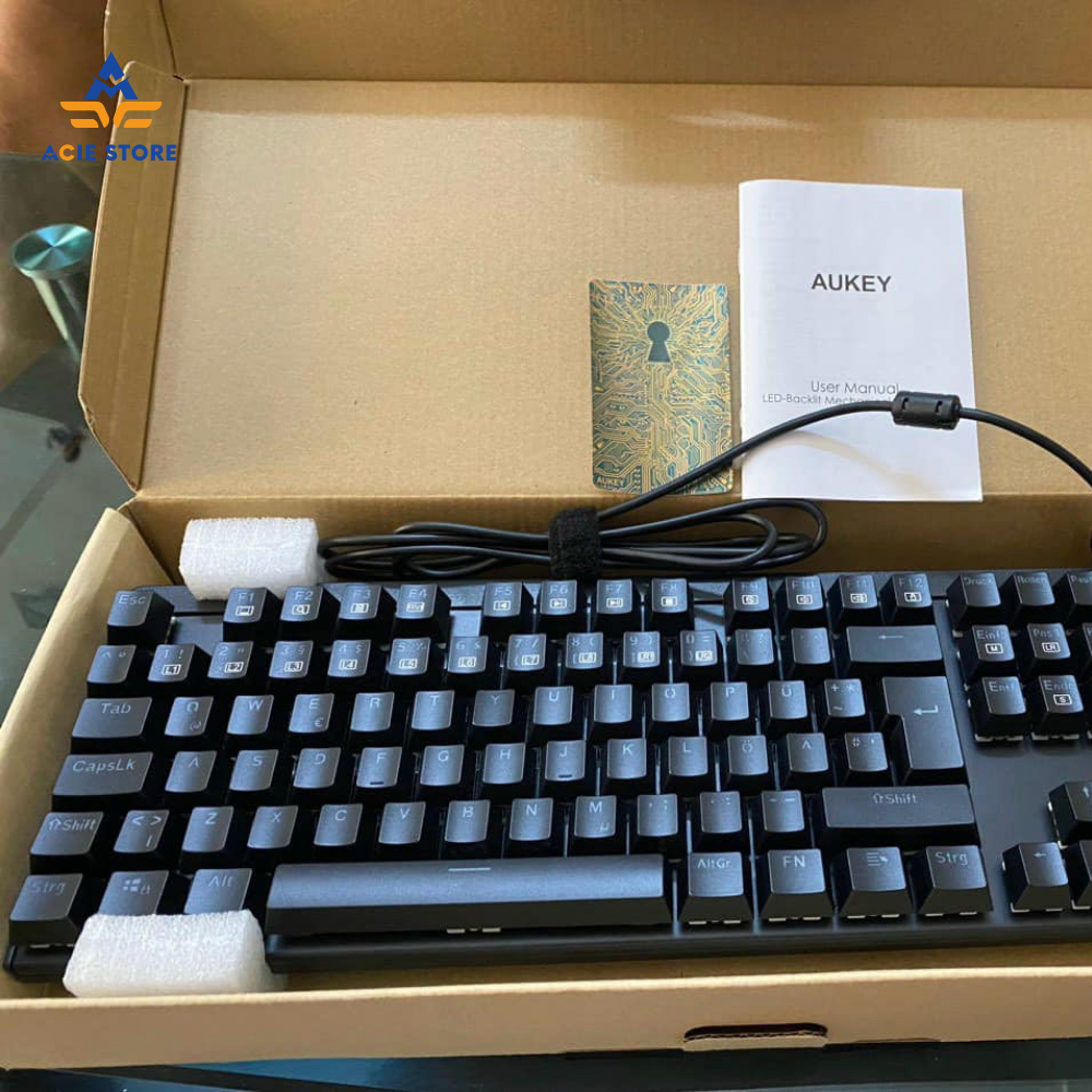 Bàn Phím Cơ Aukey KM-G6 LED RGB Chính Hãng ACIE STORE