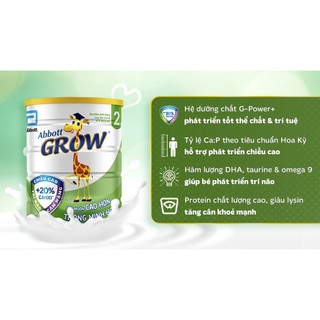 Sữa bột Abbott Grow 2 (G-Power) 850g