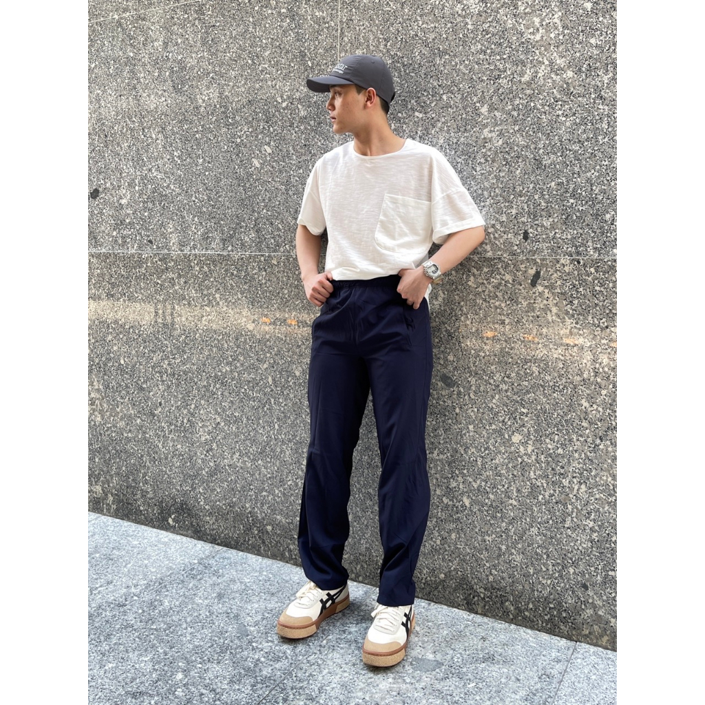 Quần gió nam thoáng khí ngày hè, co giãn dễ chịu, đơn giản, dễ mặc và phối đồ LK Denim