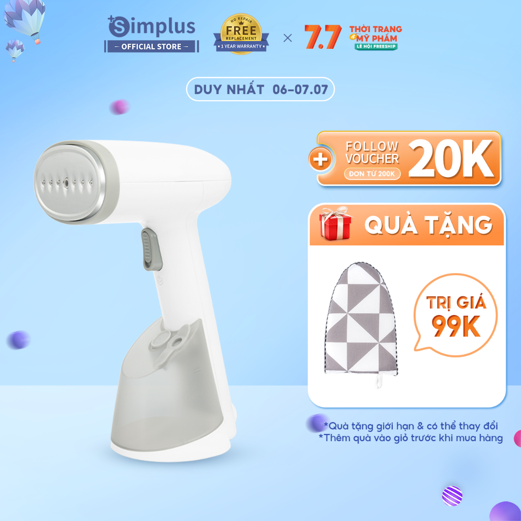 Bàn là hơi nước cầm tay Simplus Bể nước lớn 250mL GTJH010