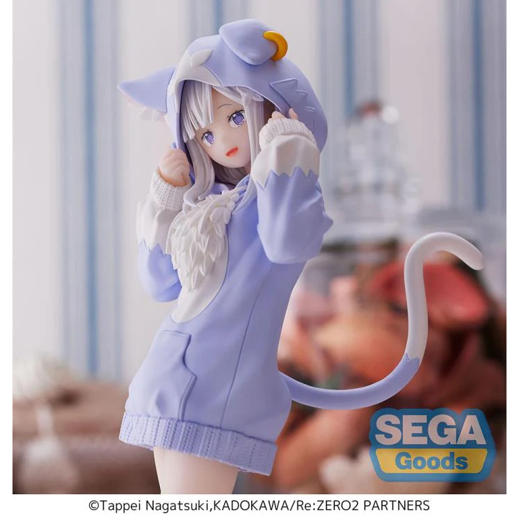 [Chính Hãng] Mô Hình Emilia - Re:zero Luminasta Mofumofu Pack Figure (SEGA)