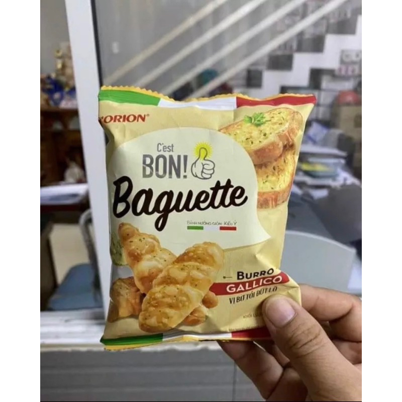 Bánh Mì Baguette Bon Orion Nướng Vị Bơ Tỏi Kiểu Ý 180g