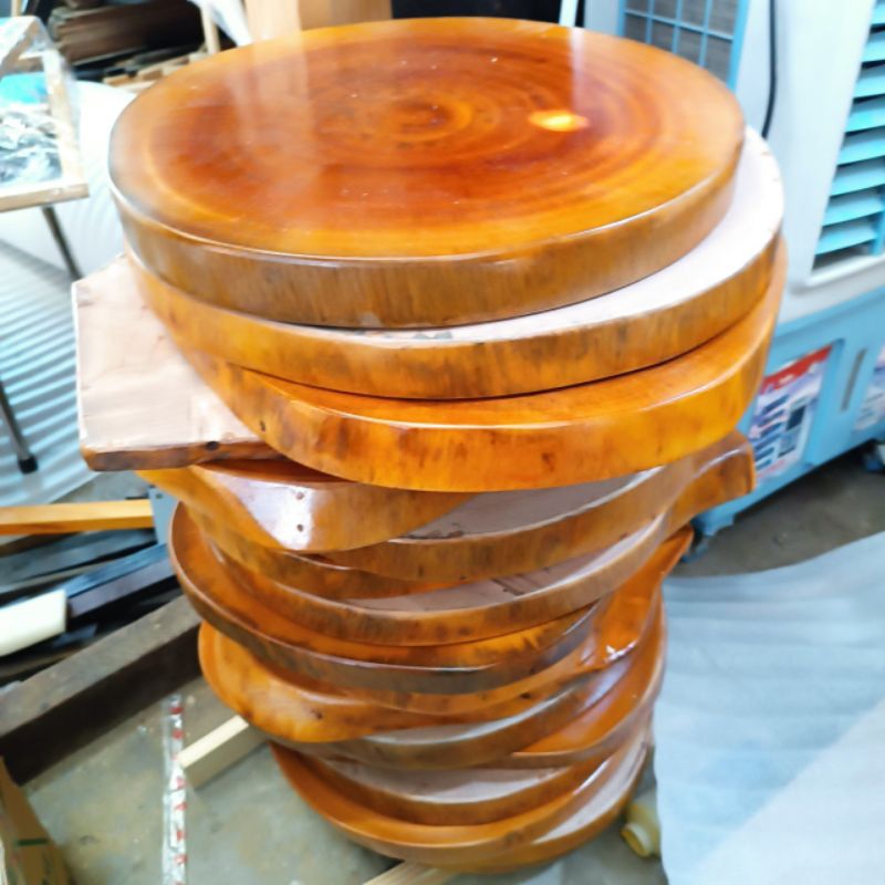 mặt bàn gỗ tự nhiên 40cm