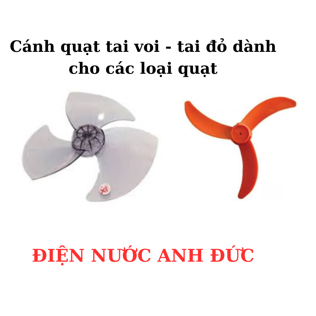 Cánh quạt  đường kính 300mm, 400mm, 450mm dành cho các loại quạt