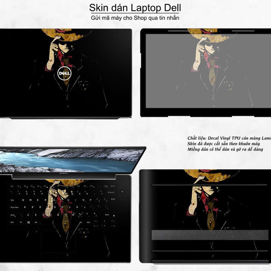 CỰC SỐC Skin dán Laptop Dell in hình One Piece nhiều mẫu 7  IN HÌNH THEO YÊU CẦU