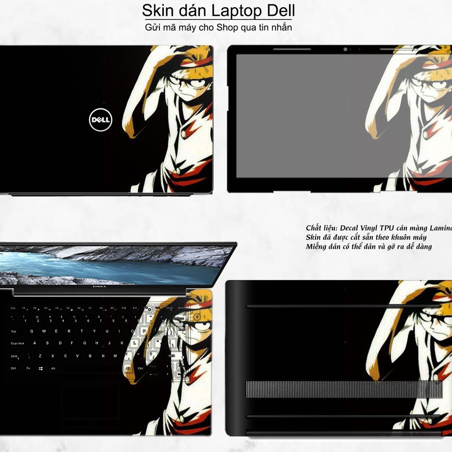 CỰC SỐC Skin dán Laptop Dell in hình One Piece nhiều mẫu 7  IN HÌNH THEO YÊU CẦU
