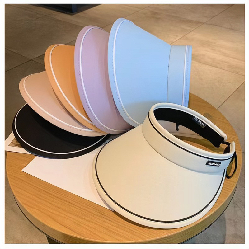 Mũ Nửa Đầu Vành Rộng Chống UV Đi Biển Cho Bạn Gái MENALGNDI