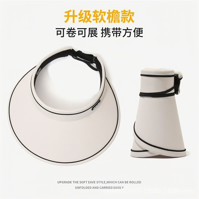 Mũ Nửa Đầu Vành Rộng Chống UV Đi Biển Cho Bạn Gái MENALGNDI