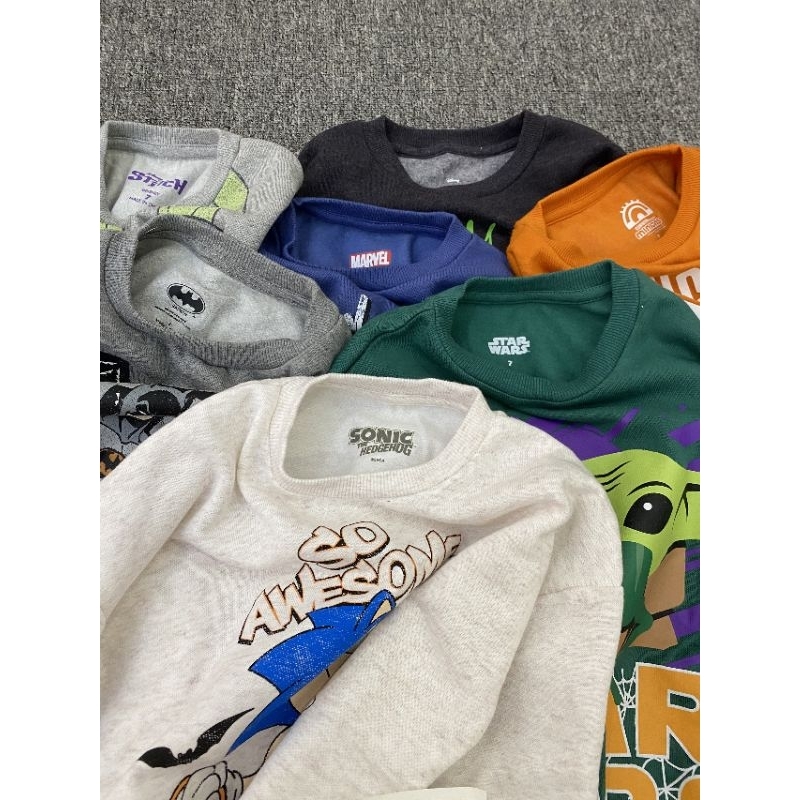 Áo nỉ bé trai bé gái dư xịn 2-10y link2