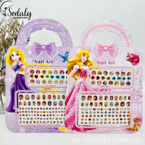 Dán móng tay 120 hình cho bé, stickers hoạt hình đẹp