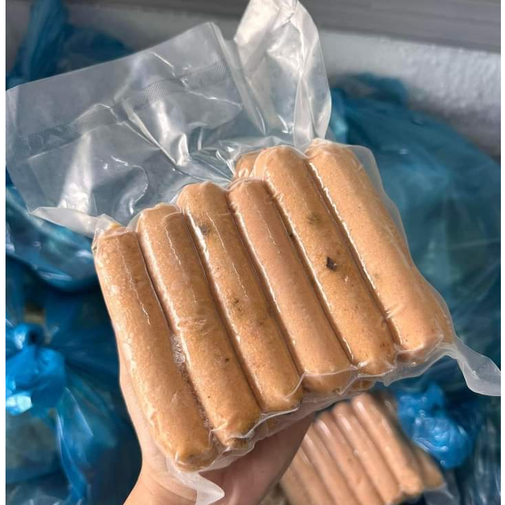 Xúc xích gà nấm hương eatclean, healthy, hỗ trợ giảm cân giữ dáng gói 500gr