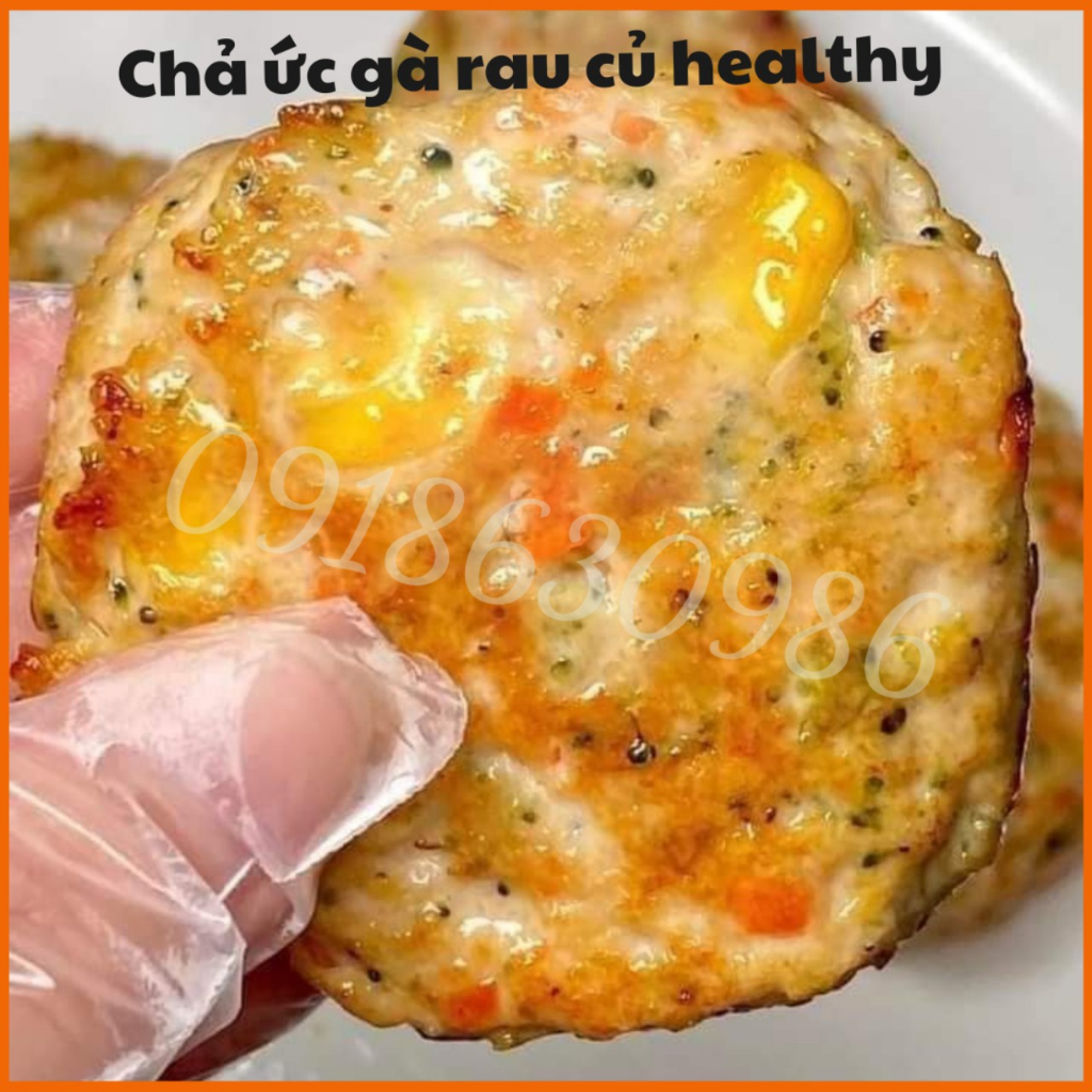 Chả Ức gà Rau Củ Healthy Gói 500gr