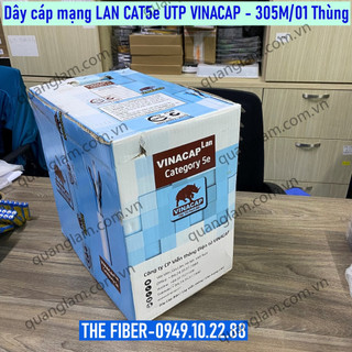 Dây cáp mạng lan cat5e utp vinacap - 305m/01 thùng