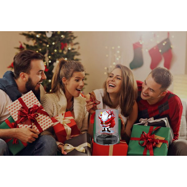 Đèn LED 3D Hologram Fan hình trụ 3 chiều FreeShip