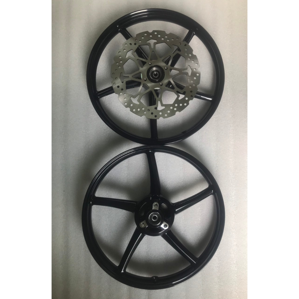 MÂM VÀNH ĐÚC 5 CÂY KIỂU CHO RAIDER SATRIA TRƯỚC 4 LỖ ĐĨA RÁP LÊN THEO XE KHÔNG CHẾ CẦN THAY ĐĨA VÀ LÒNG ĐĨA TRƯỚC