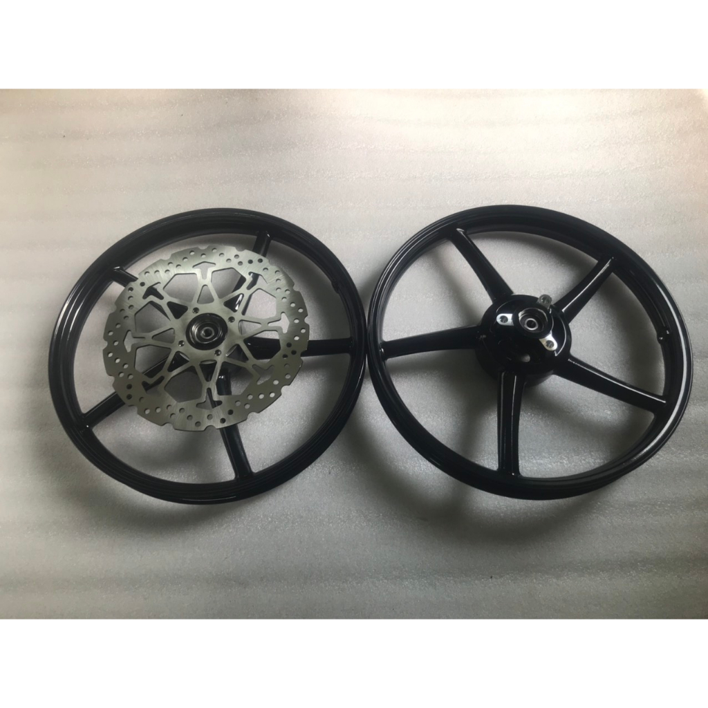 MÂM VÀNH ĐÚC 5 CÂY KIỂU CHO RAIDER SATRIA TRƯỚC 4 LỖ ĐĨA RÁP LÊN THEO XE KHÔNG CHẾ CẦN THAY ĐĨA VÀ LÒNG ĐĨA TRƯỚC