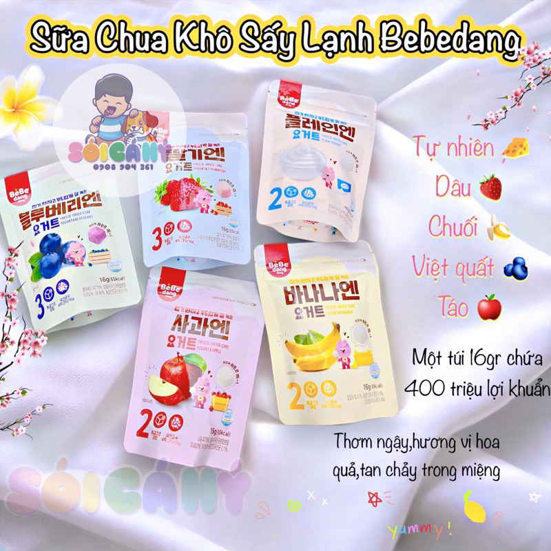 Sữa chua khô siu ngon Bebedang Hàn quốc