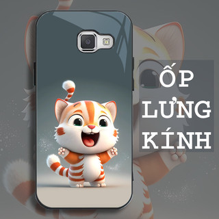 Ốp Lưng SAMSUNG GALAXY J4 Plus , J4 CORE Mặt kính cường lực, cao cấp Họa tiết 12 CON GIÁP NGỘ NGHĨNH