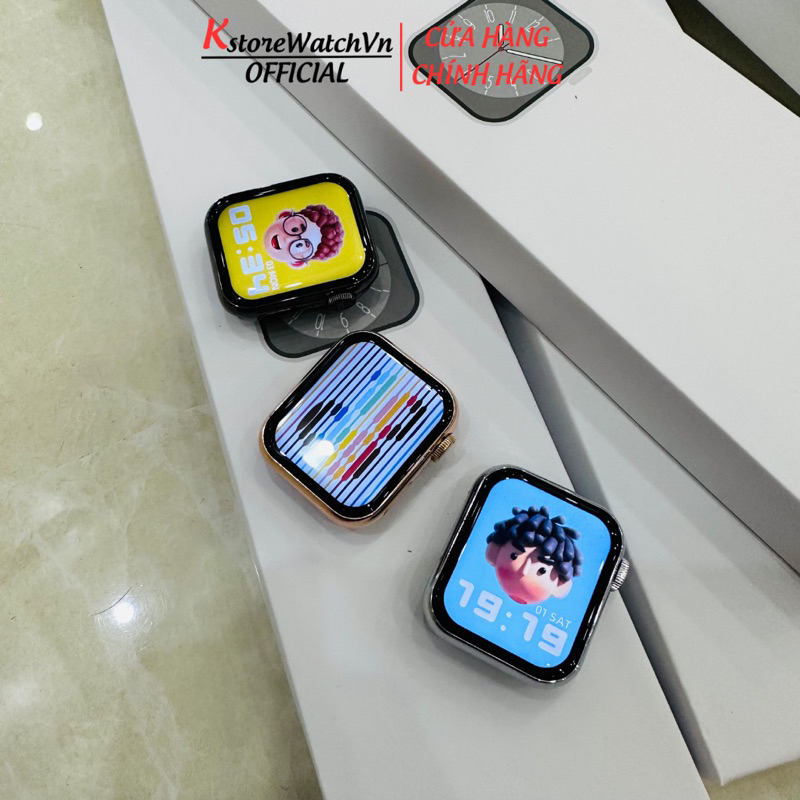 Đồng Hồ Thông Minh LOGO KstoreWatchVn SERIES 8 Smartwatch Nghe gọi Theo dõi Sức khỏe Chống nước Xem thông báo cho Nam nữ