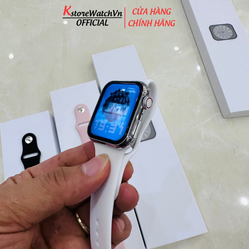 Đồng Hồ Thông Minh LOGO KstoreWatchVn SERIES 8 Smartwatch Nghe gọi Theo dõi Sức khỏe Chống nước Xem thông báo cho Nam nữ