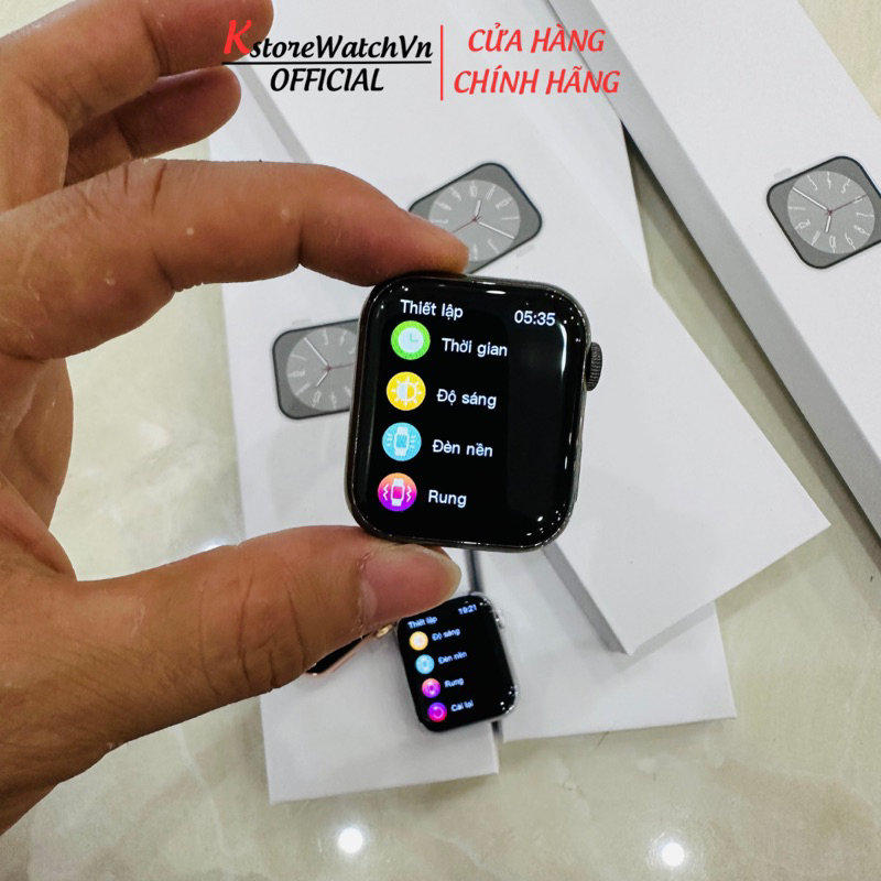 Đồng Hồ Thông Minh LOGO KstoreWatchVn SERIES 8 Smartwatch Nghe gọi Theo dõi Sức khỏe Chống nước Xem thông báo cho Nam nữ