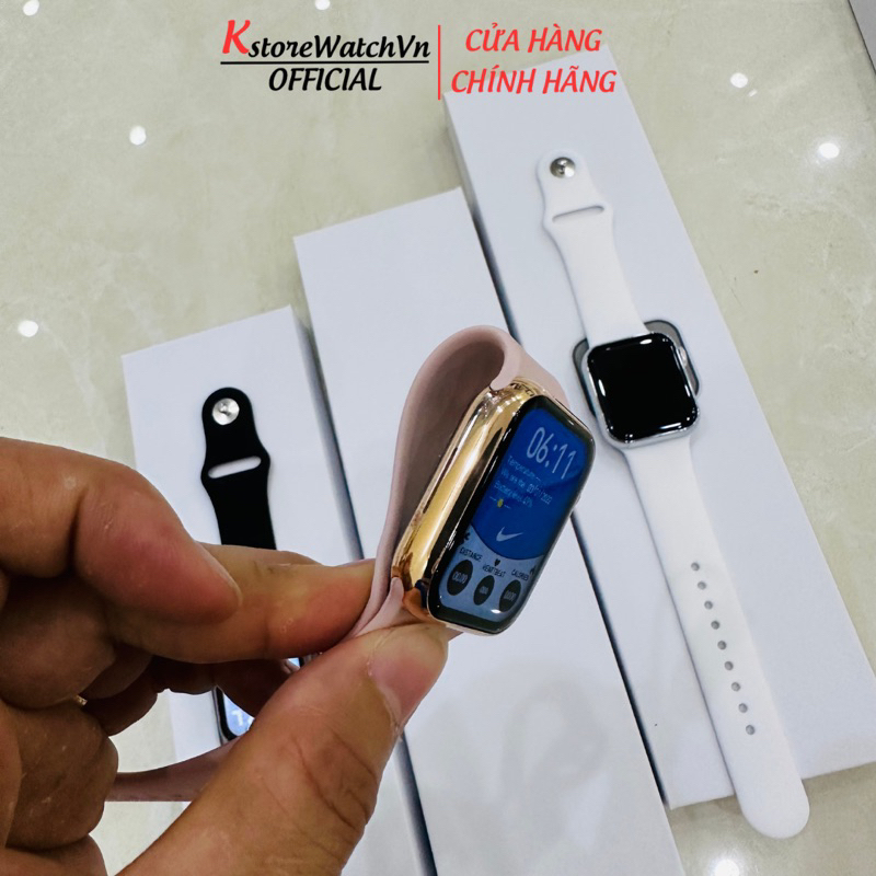 Đồng Hồ Thông Minh LOGO KstoreWatchVn SERIES 8 Smartwatch Nghe gọi Theo dõi Sức khỏe Chống nước Xem thông báo cho Nam nữ