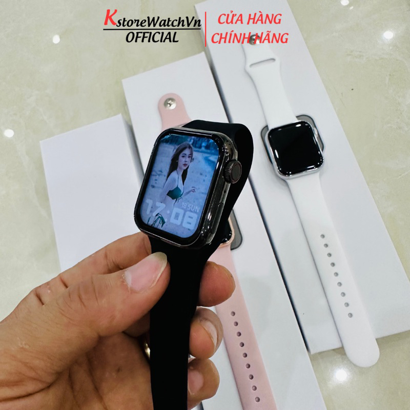 Đồng Hồ Thông Minh LOGO KstoreWatchVn SERIES 8 Smartwatch Nghe gọi Theo dõi Sức khỏe Chống nước Xem thông báo cho Nam nữ