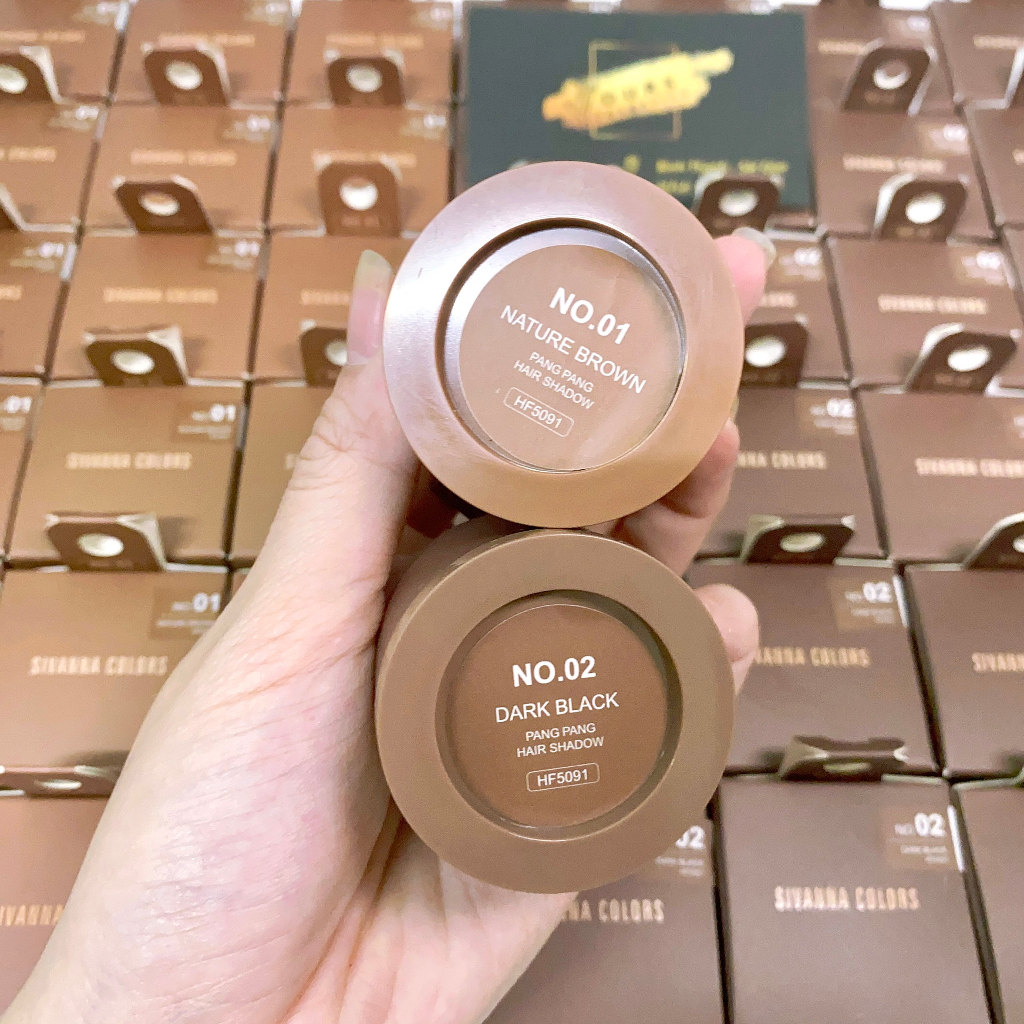 Phấn phủ che khuyết điểm tóc, che hói tóc, dặm chân tóc thưa Sivanna Have A Nice Day Pang Pang Hair Shadow HF5091