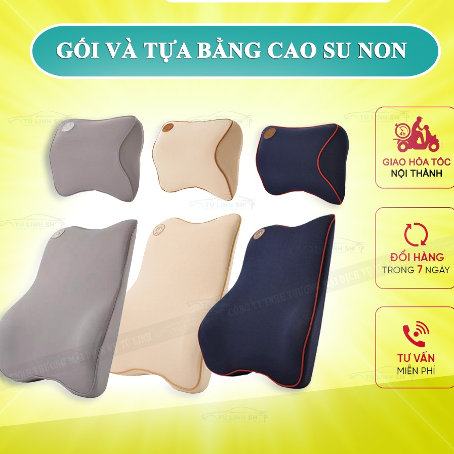 ⚡️Đệm Tựa Lưng Cao Su Non Cho Ghế Ô Tô, Ghế Văn Phòng⚡️Chất Liệu Cao Su Non Cao Cấp Siêu Đàn Hồi⚡️CHÍNH HÃNG FM⚡️