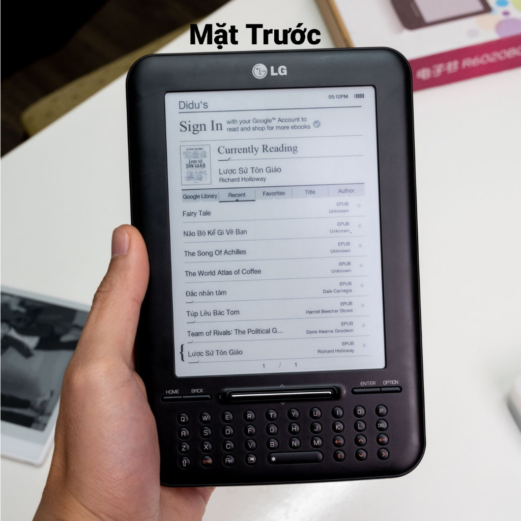 Máy Đọc Sách LG R6020BQ Mới 100% Nguyên Hộp