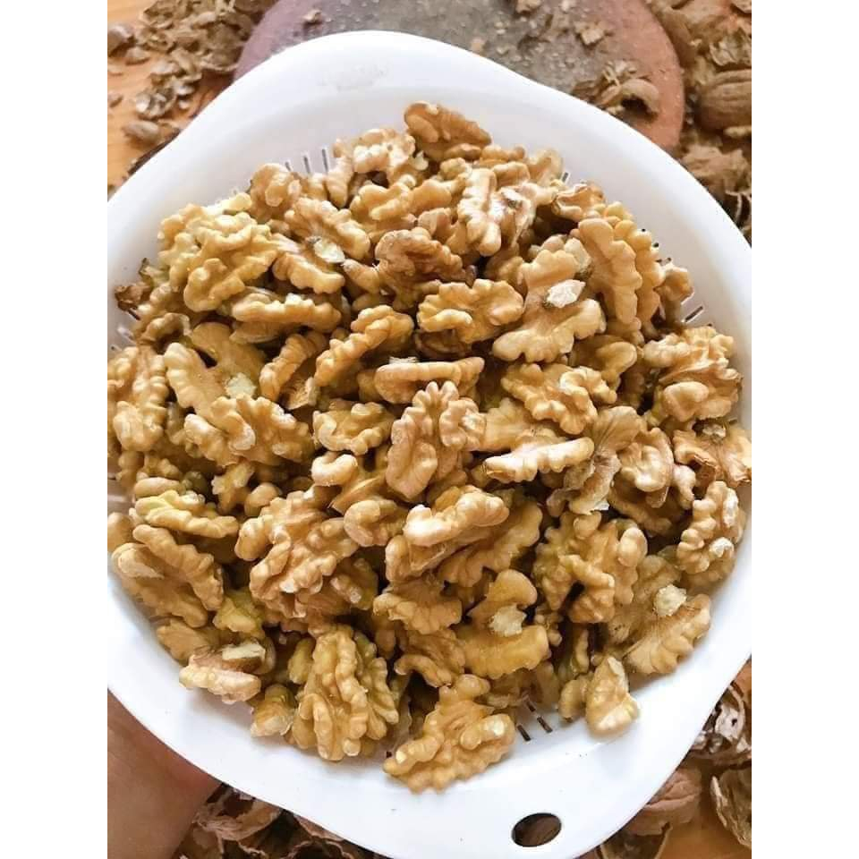 100G Nhân Óc Chó Vàng Sấy Chín Ăn Liền Nấu Sữa Giòn Thơm