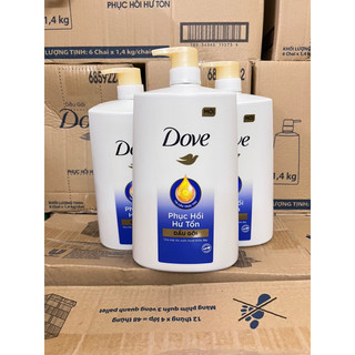 Dầu gội dove 1.4kg phục hồi hư tổn