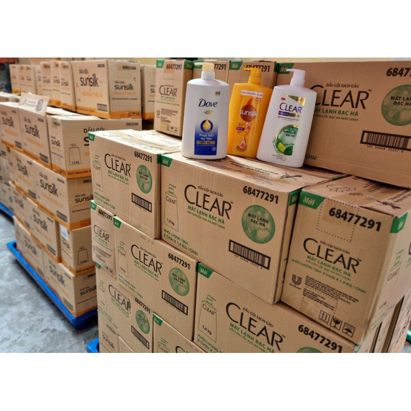 Dầu gội Sunsilk 1.4kg Đen và Vàng