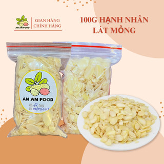 100g hạnh nhân lát làm bánh hạnh nhân úc lát mỏng