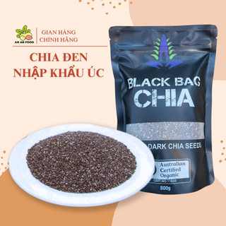 Hạt chia úc organic hạt chia đen chia seeds túi đen hàng chuẩn 500g
