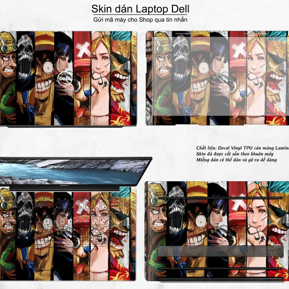 SKIN CAO CẤP Skin dán Laptop Dell in hình One Piece _nhiều mẫu 13  IN HÌNH THEO YÊU CẦU