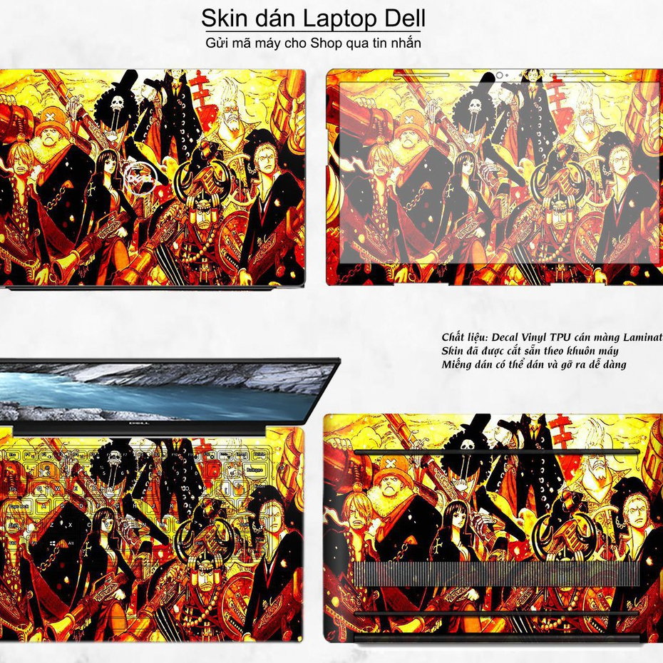 SKIN CAO CẤP Skin dán Laptop Dell in hình One Piece _nhiều mẫu 13  IN HÌNH THEO YÊU CẦU