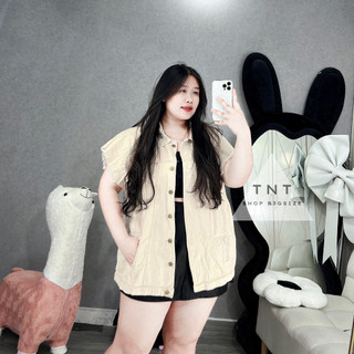 ÁO GILE JEAN FROM RỘNG [TNT SHOP BIGSIZE 60KG 90KG]
