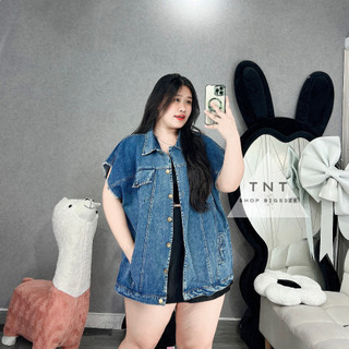 ÁO GILE JEAN FROM RỘNG [TNT SHOP BIGSIZE 60KG 90KG]