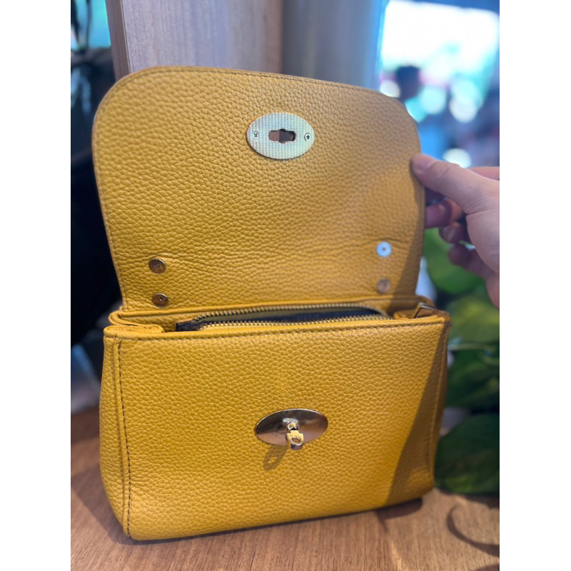 Túi đeo chéo da thật size 20x18