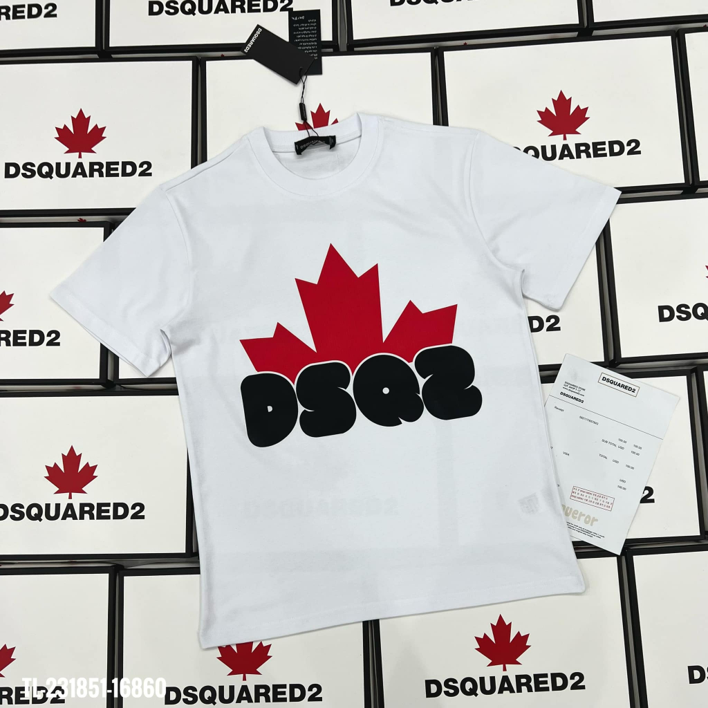 Áo thun nam nữ ĐSQ họa tiết kèm lá siêu chất - áo phông siêu chất chơi