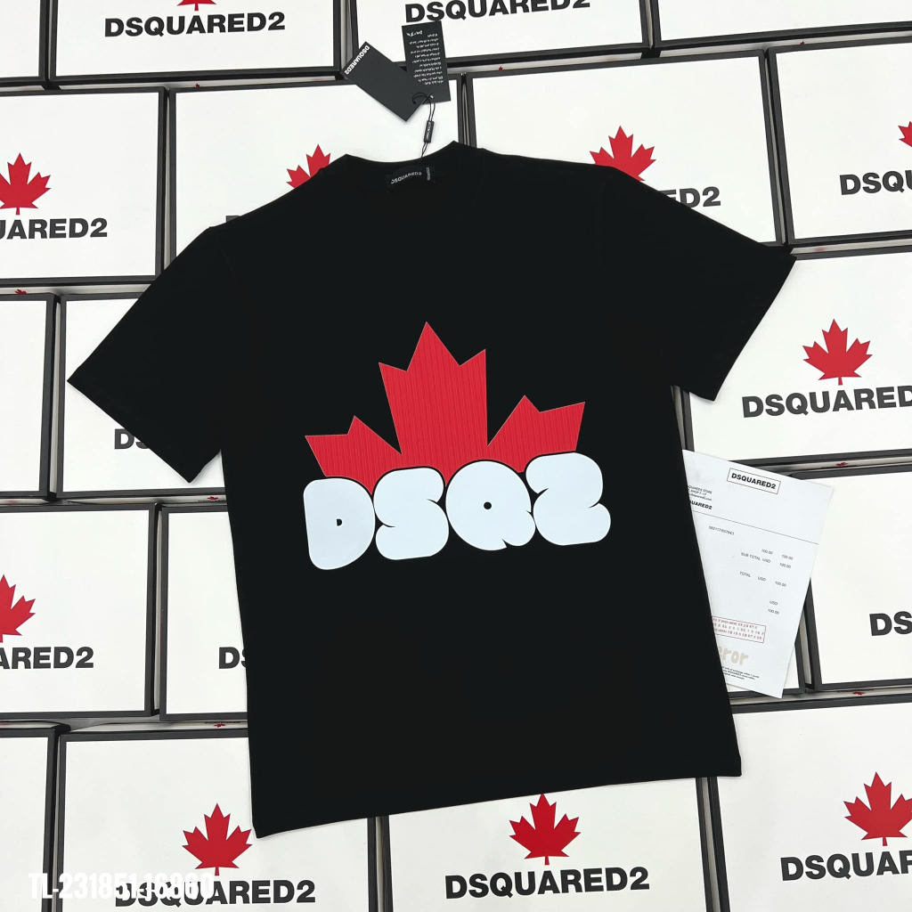 Áo thun nam nữ ĐSQ họa tiết kèm lá siêu chất - áo phông siêu chất chơi