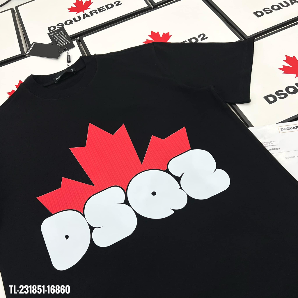 Áo thun nam nữ ĐSQ họa tiết kèm lá siêu chất - áo phông siêu chất chơi