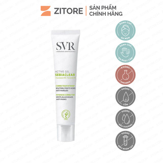 Kem dưỡng svr sebiaclear active làm giảm mụn và giúp loại bỏ dầu cho da 40ml - sản phẩm chính hãng tại zitore