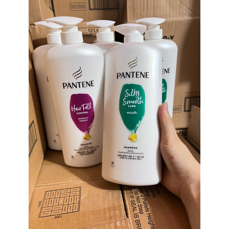 Dầu gội pantene 1200ml 2 màu
