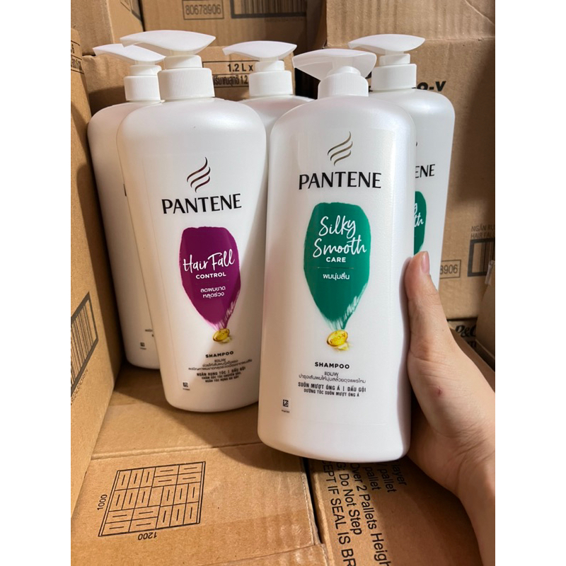 Dầu gội pantene 1200ml 2 màu