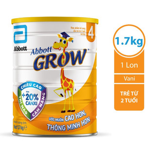 Sữa bột Abbott Grow 4 (G-Power) Lon 1.7Kg _Subaby