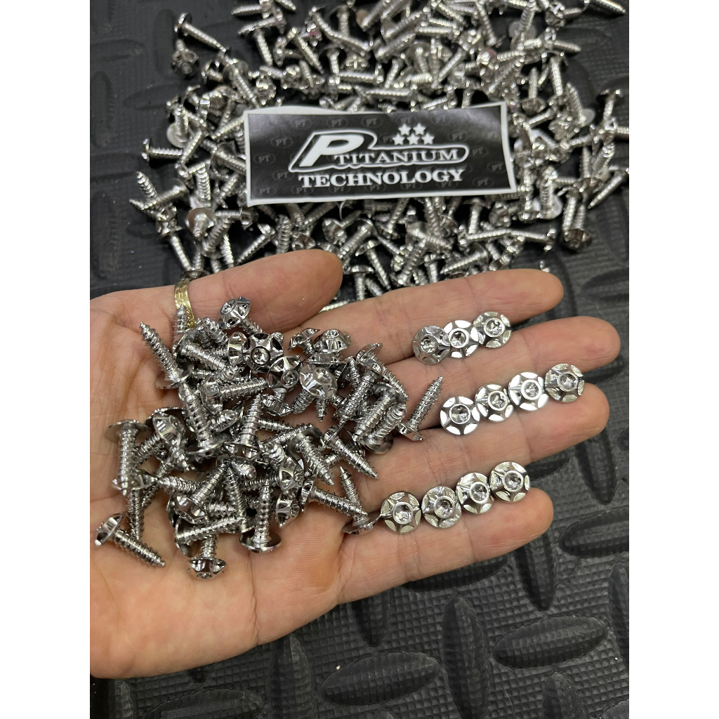 Ốc Salaya 4li xoắn 5li18 xoắn , 5li15 , 6li10 6li15 6li20 , 8li20 8li25 Dù Phay chuẩn Inox 304