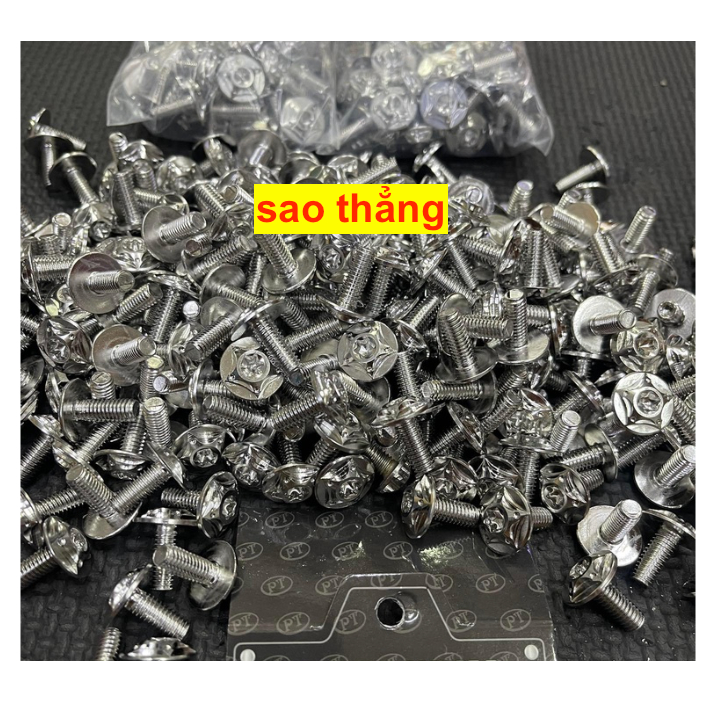 Ốc Salaya 4li xoắn 5li18 xoắn , 5li15 , 6li10 6li15 6li20 , 8li20 8li25 Dù Phay chuẩn Inox 304