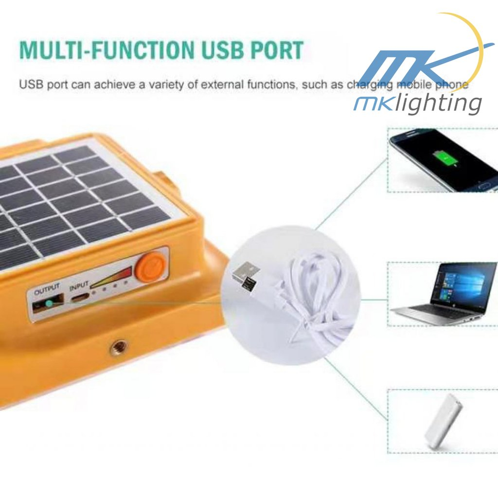 Đèn tích điện cầm tay năng lượng mặt trời BH 24 tháng LM500